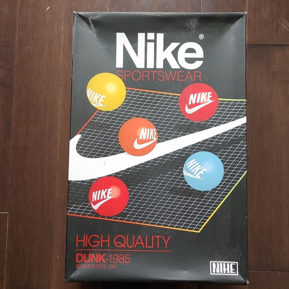 Nike Dunk High 1985 Red Acid Wash - Picture 7 of 8